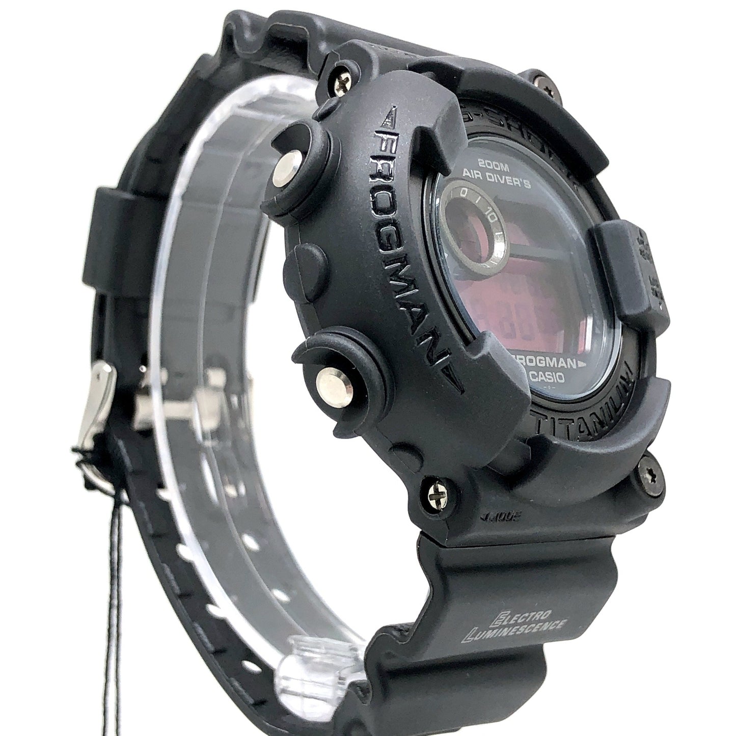 DW-8200BK-1 フロッグマン リアルブラック レッド液晶