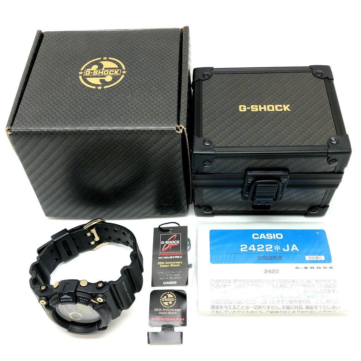 GW-225A-1 Gショック25周年記念 フロッグマン ドーンブラック