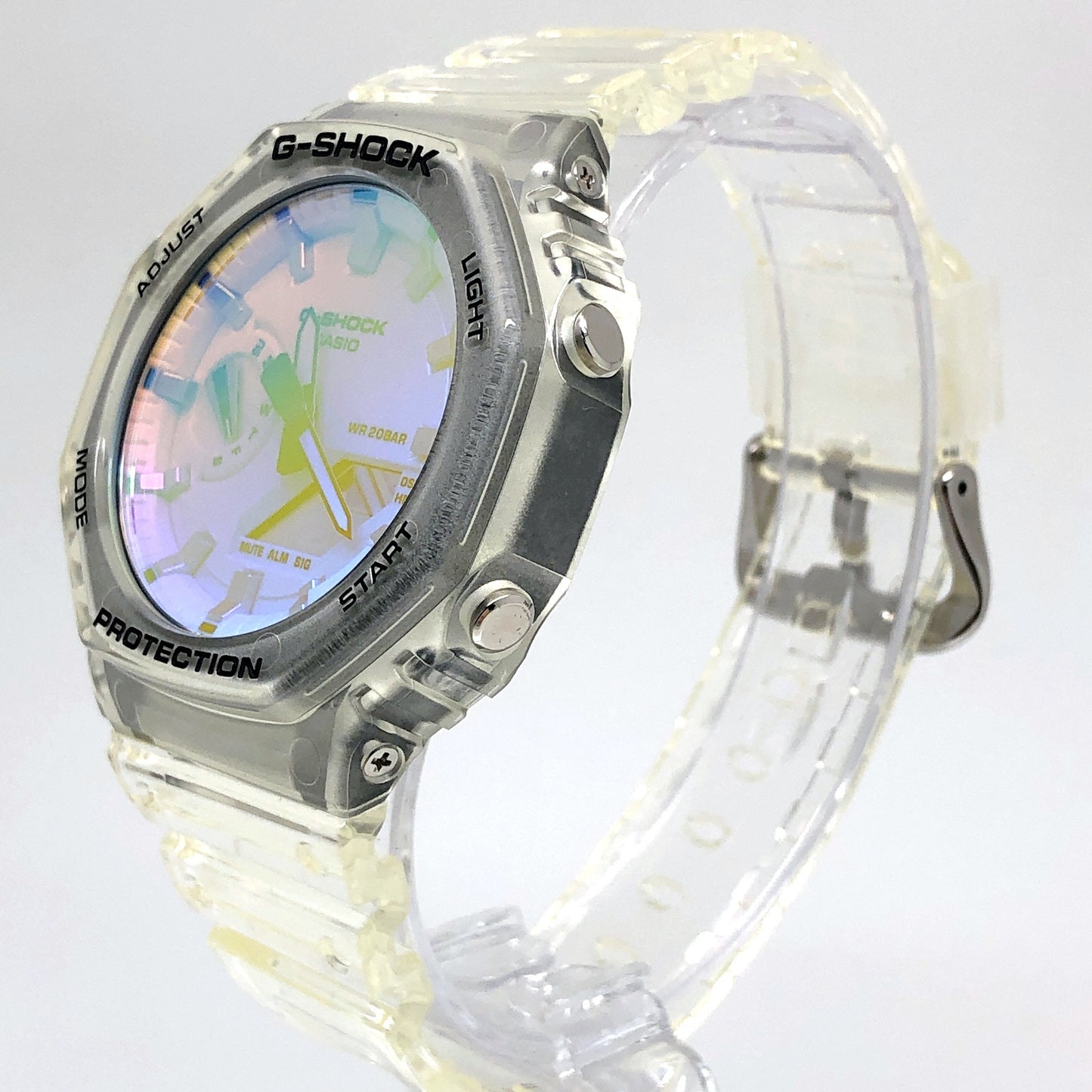 GA-2100SRS-7A イリデセントカラーシリーズ レインボー