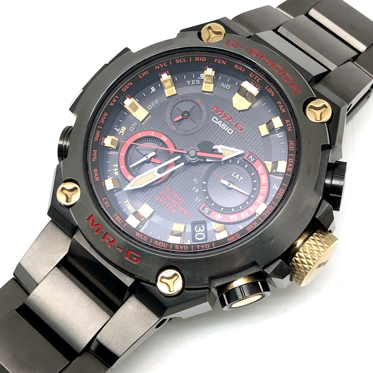 MRG-G1000B-1A4 MT-G 赤備え GPSハイブリッド電波ソーラー
