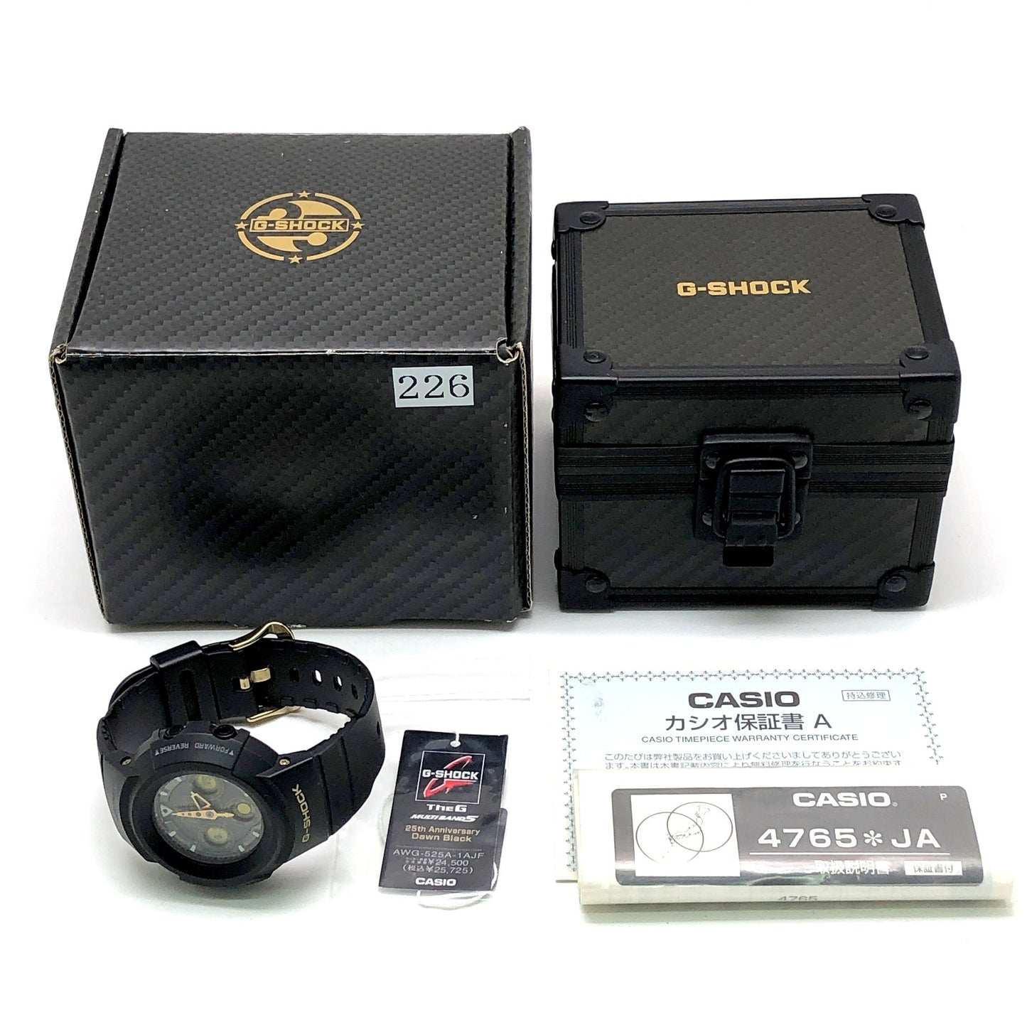 AWG-525A-1A Gショック25周年記念 ドーンブラック