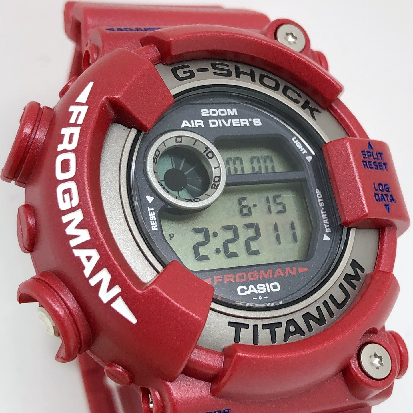 DW-8201GF-4 フロッグマン 赤蛙 パール調メタリックレッド