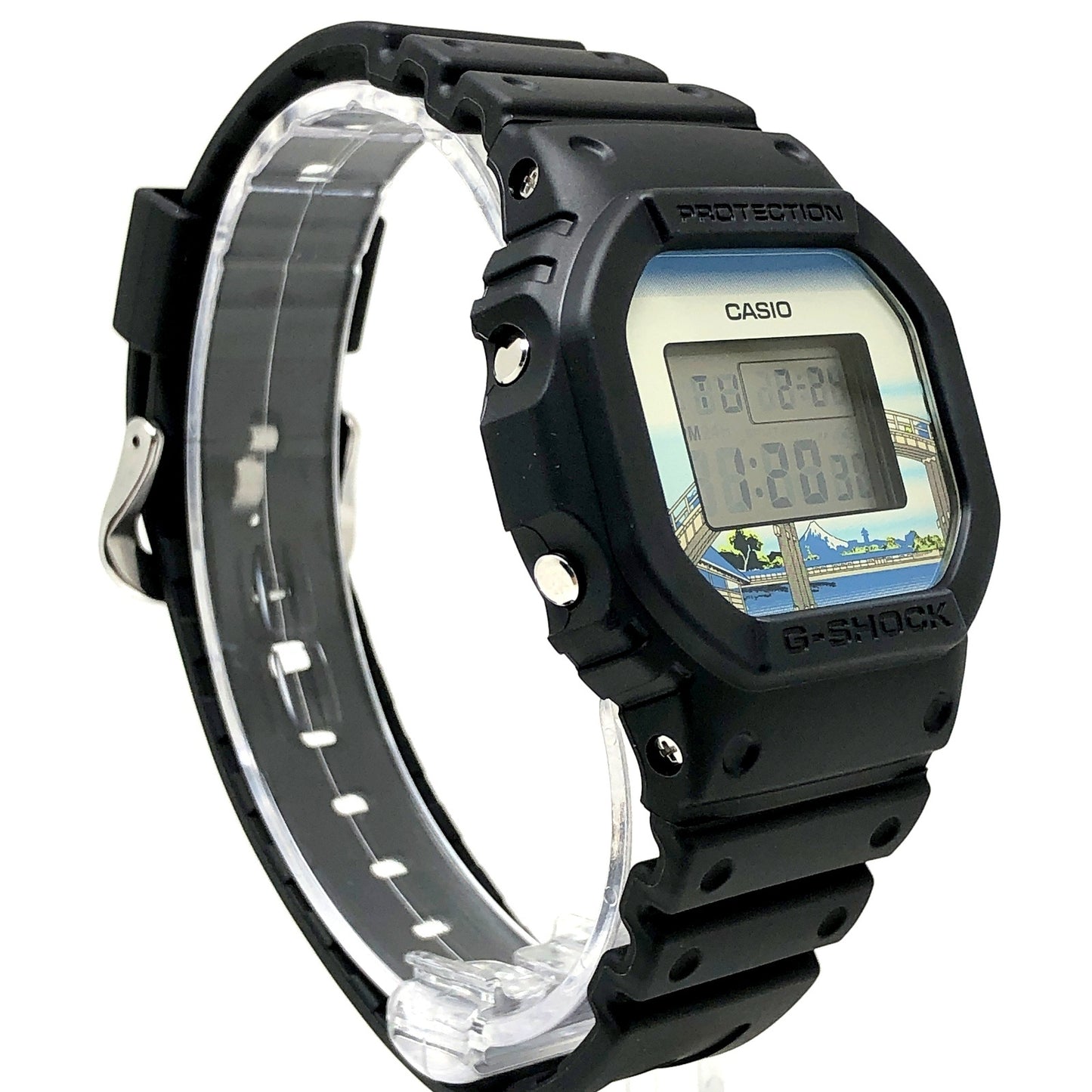 DW-5600KHFM25-1 葛飾北斎 富嶽三十六景 深川万年橋下