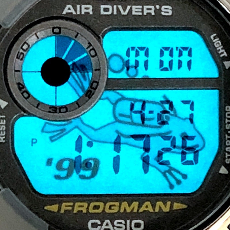 DW-8200MSU-8T フロッグマン99 グレースケルトン 潜水蛙EL