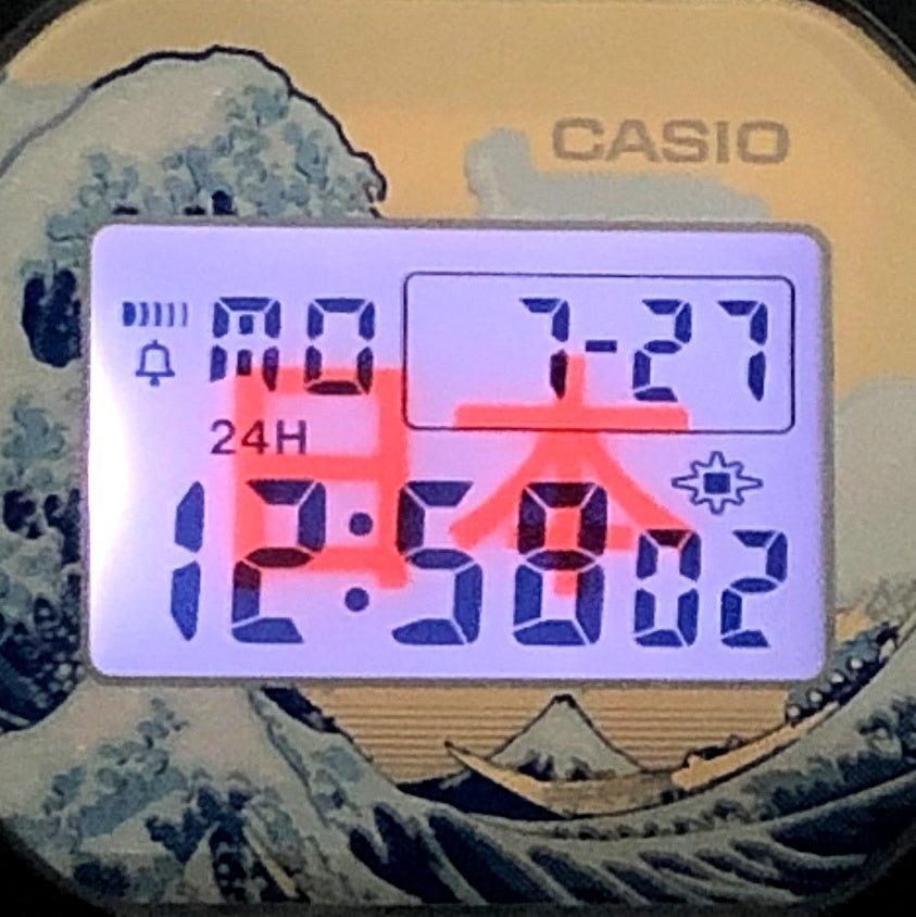 DW-5600KHK24-1 葛飾北斎 富嶽三十六景 神奈川沖浪裏