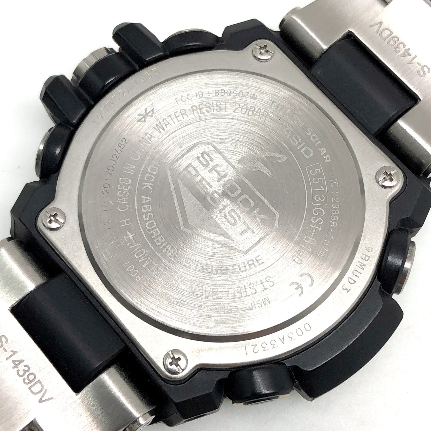 GST-B100D-1A9 G-STEEL タフソーラー Bluetooth搭載モデル