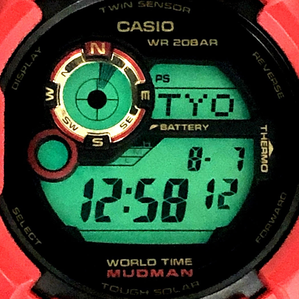 G-9330A-4 Gショック30周年記念 ライジングレッド マッドマン 海外モデル