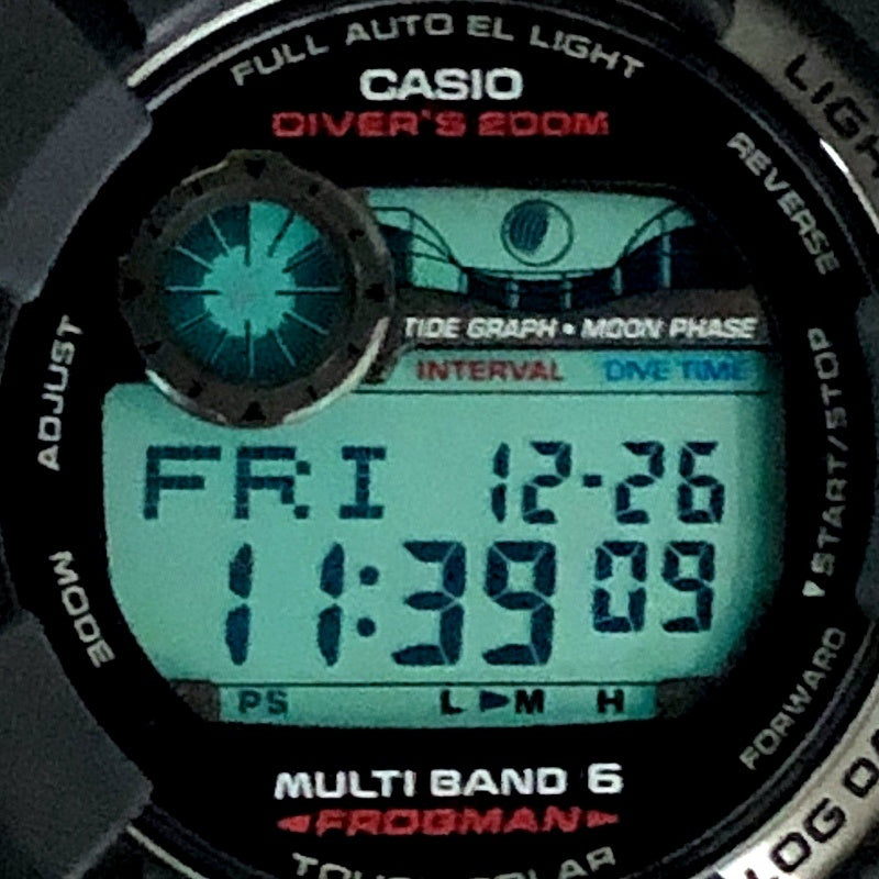 GWF-1000-1 5代目フロッグマン 電波ソーラーモデル メカ蛙