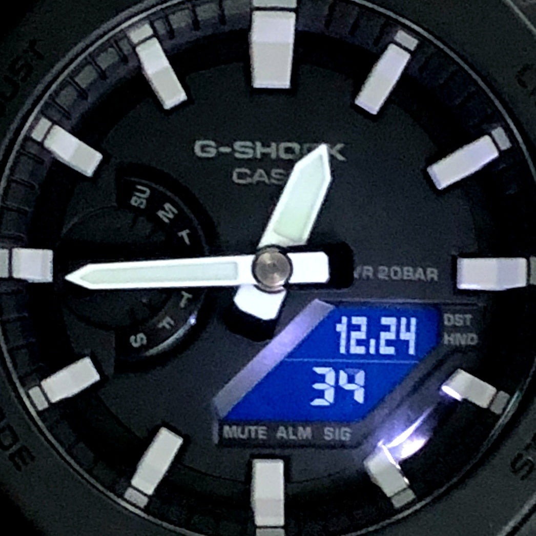 GA-2100-1A オクタゴン カシオーク ブラック