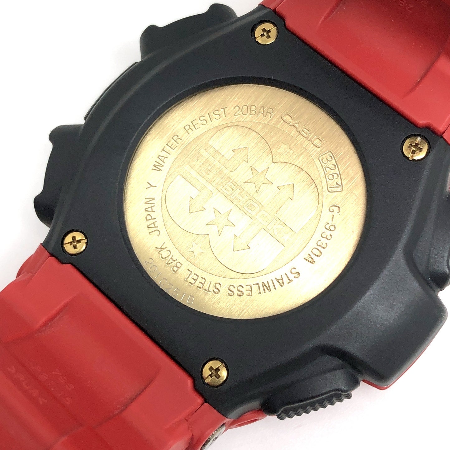G-9330A-4 Gショック30周年記念 ライジングレッド マッドマン 海外モデル