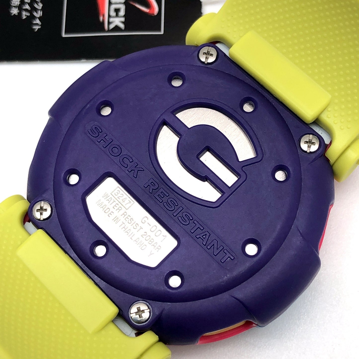 G-001-2 復刻ジェイソン マルチカラー ブルー×ピンク