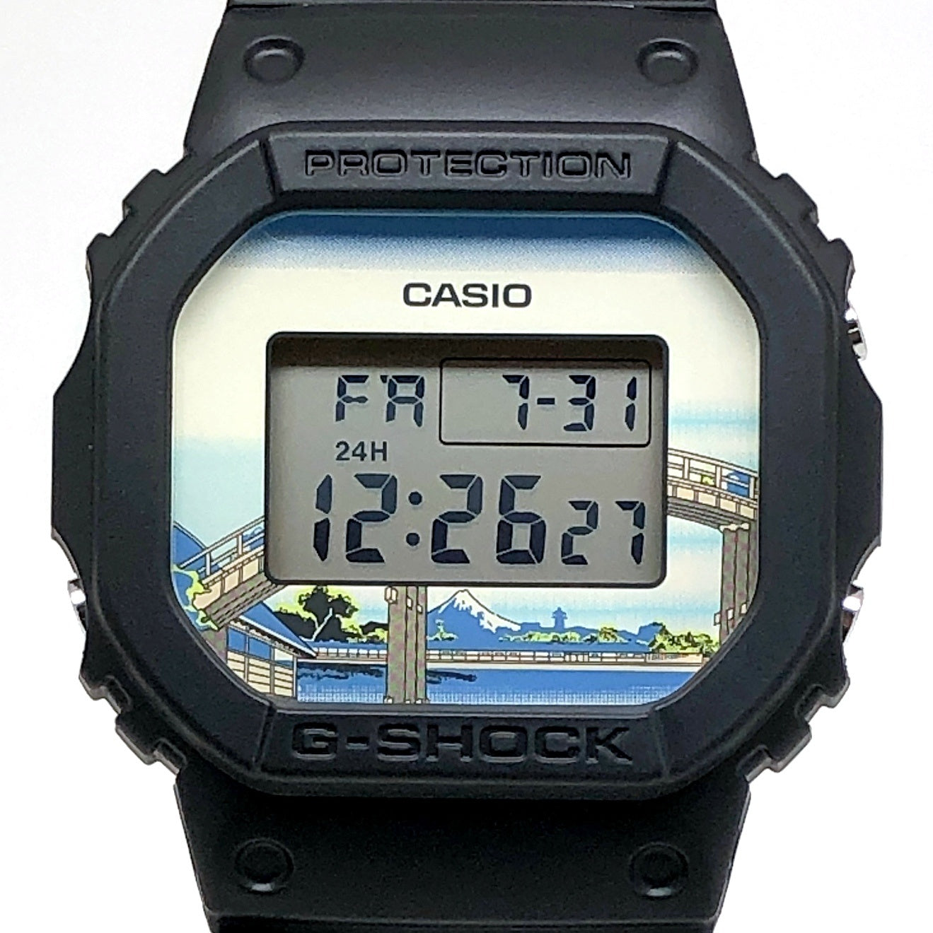 DW-5600KHFM25-1 葛飾北斎 富嶽三十六景 深川万年橋下