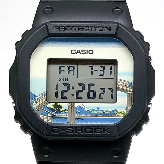 DW-5600KHFM25-1 葛飾北斎 富嶽三十六景 深川万年橋下