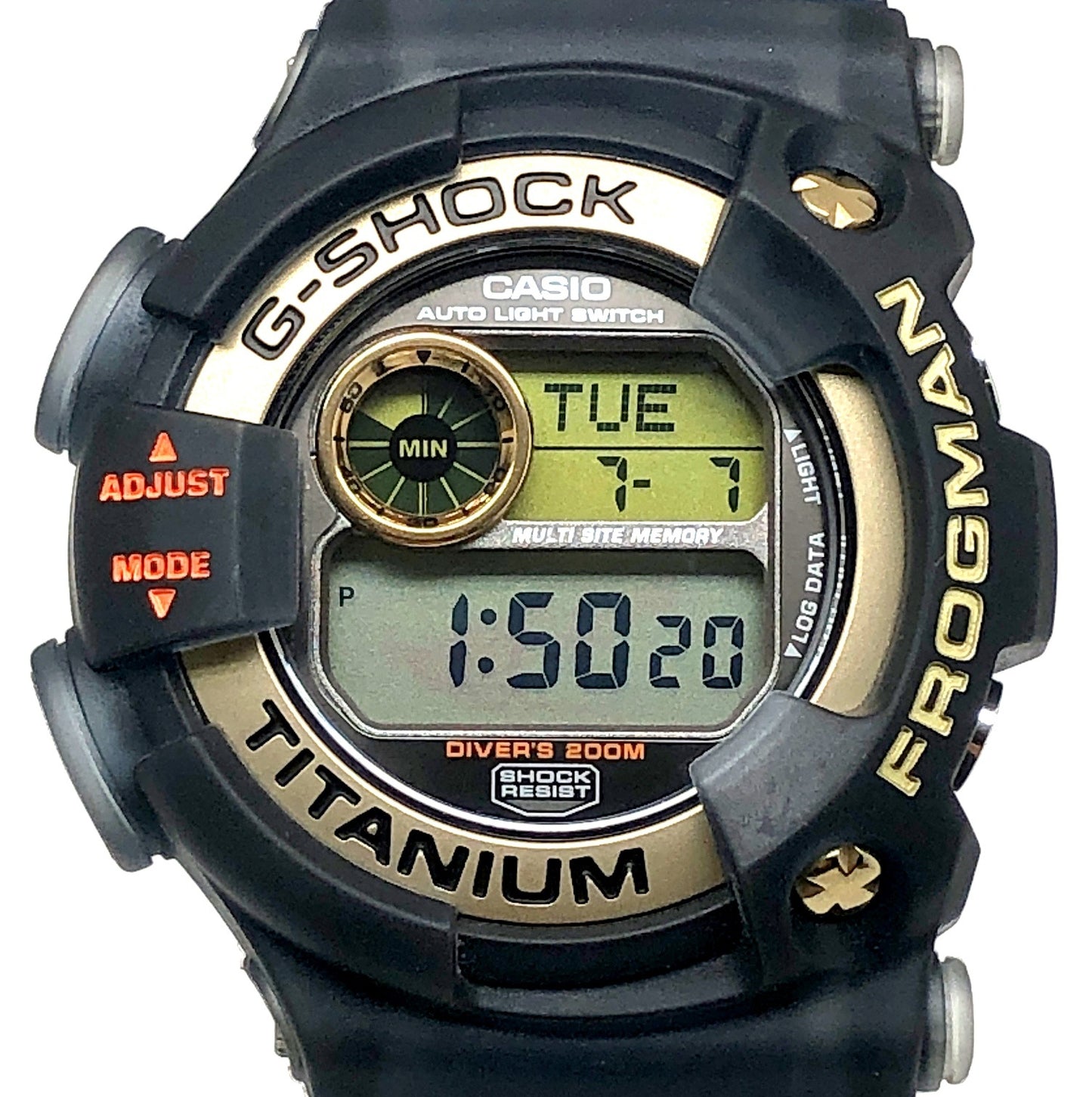 DW-9902GWC-8 フロッグマン WCCS ブラックスケルトン