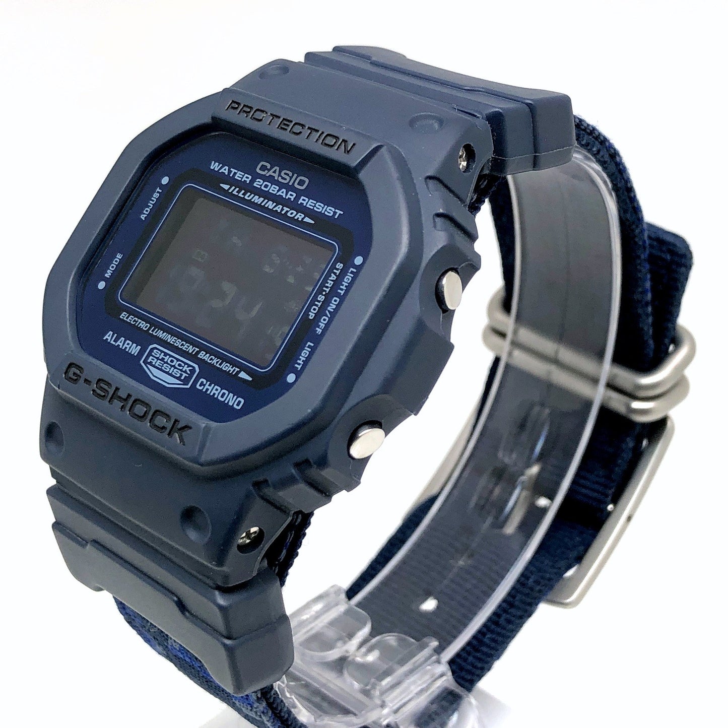 DW-5600LU-2 ミリタリーテイスト リバーシブルナイロンバンド