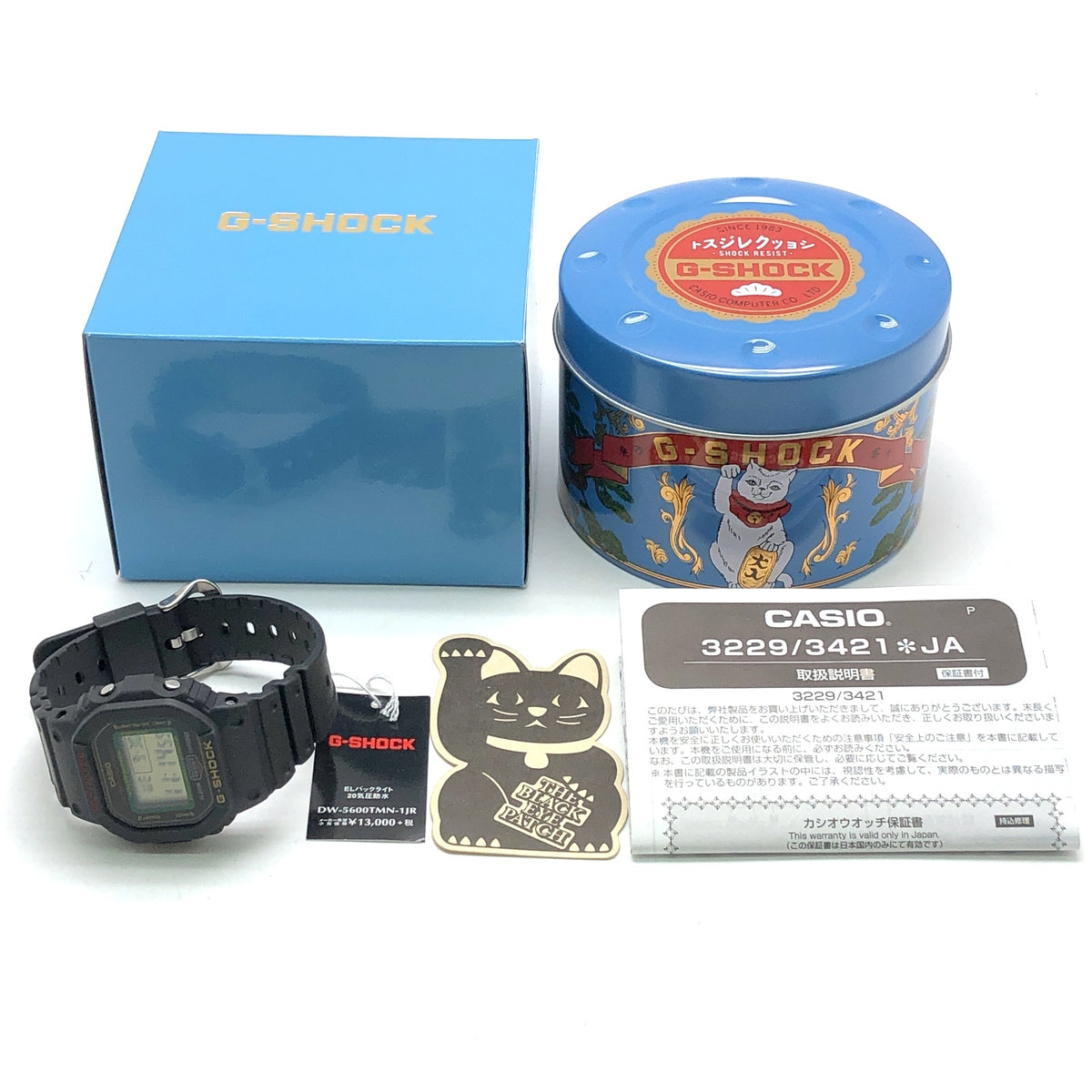 DW-5600TMN-1 招き猫 ブラックアイパッチ デザイン監修