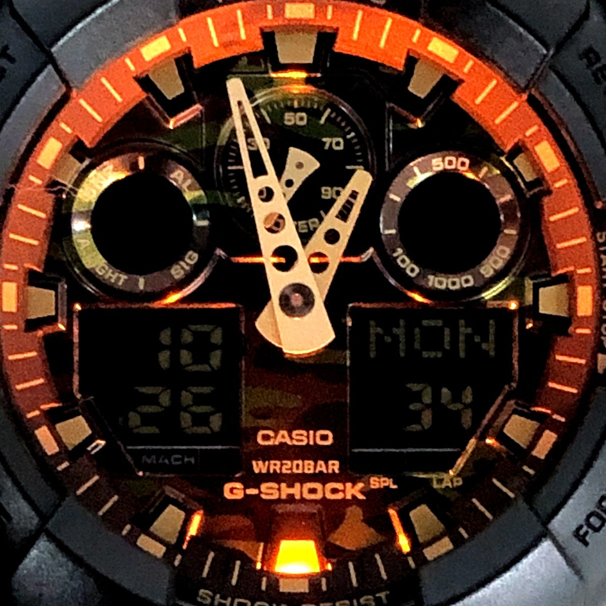 GA-100CF-1A9 カモフラージュダイヤルシリーズ