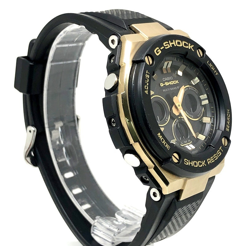 GST-W300G-1A9 G-STEEL ミッドサイズモデル ブラック×ゴールド