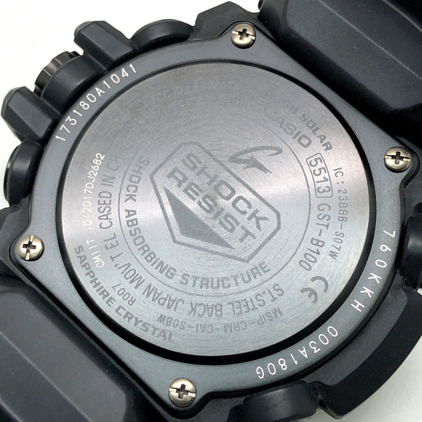GST-B100X-1A G-STEEL タフソーラー Bluetooth搭載モデル