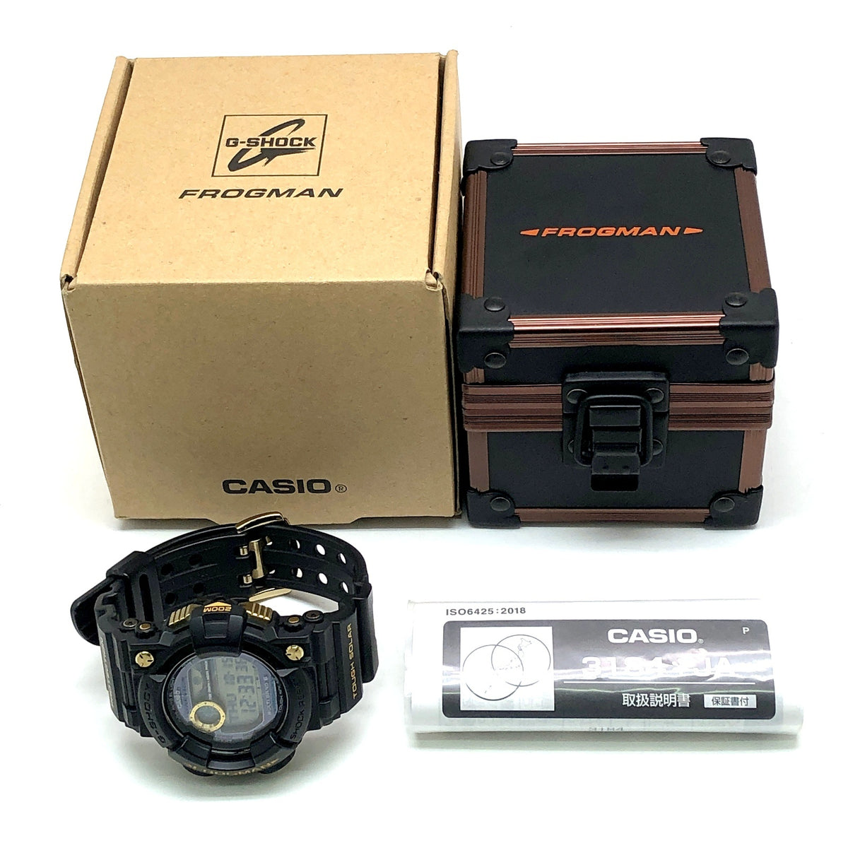 GWF-1000G-1 フロッグマン 電波ソーラー黒金蛙