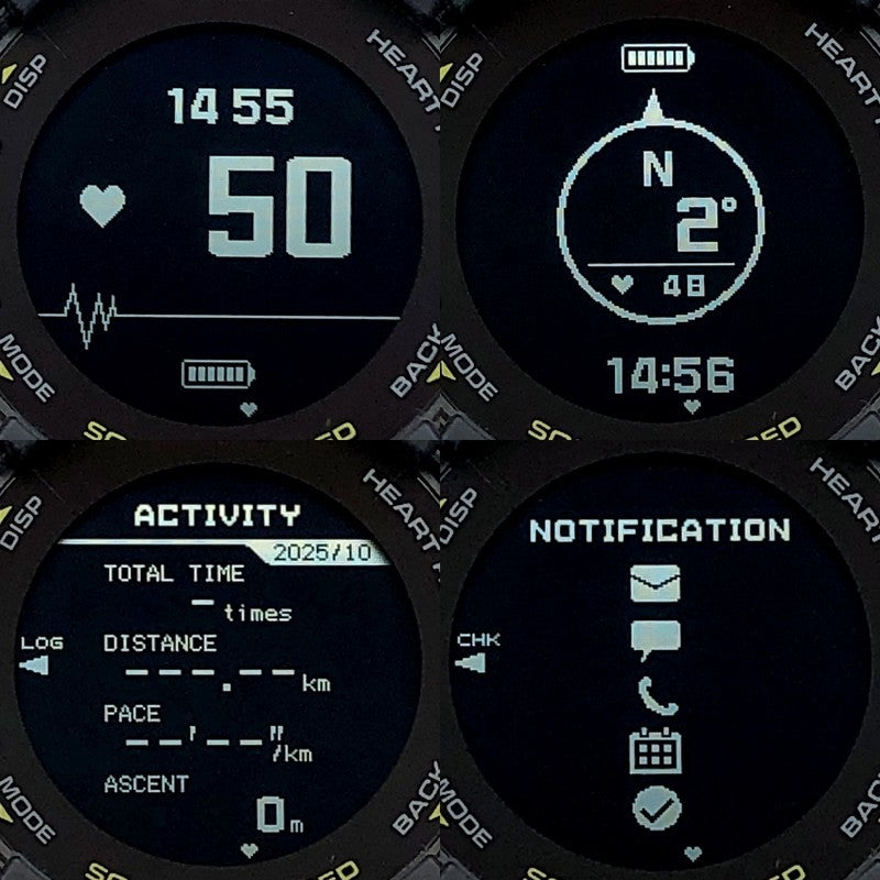 GBD-H1000-1A7 Gスクワッド 心拍計測 GPS機能搭載