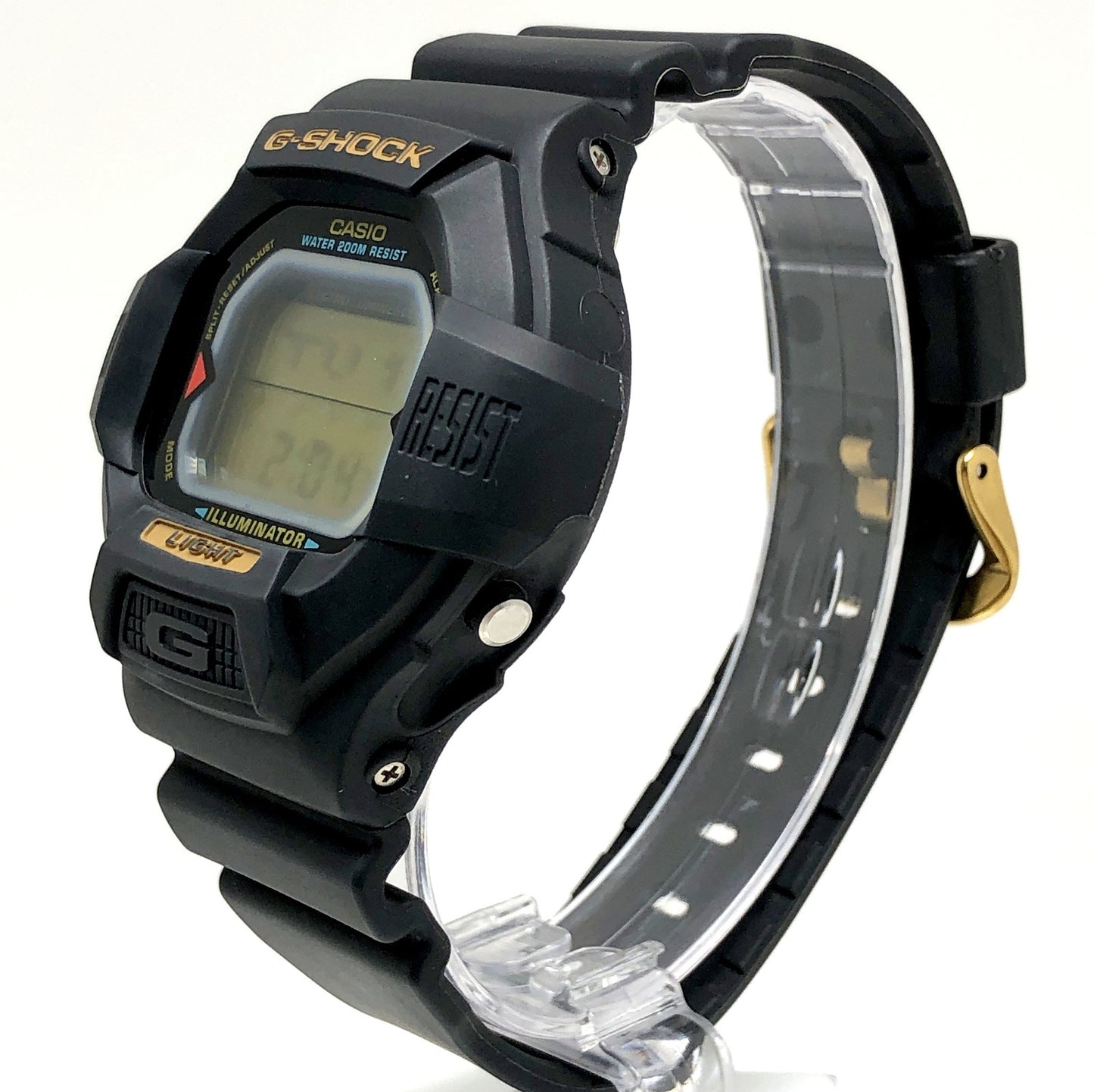 DW-8030G-1V 文字スクロール シルバー液晶 海外モデル