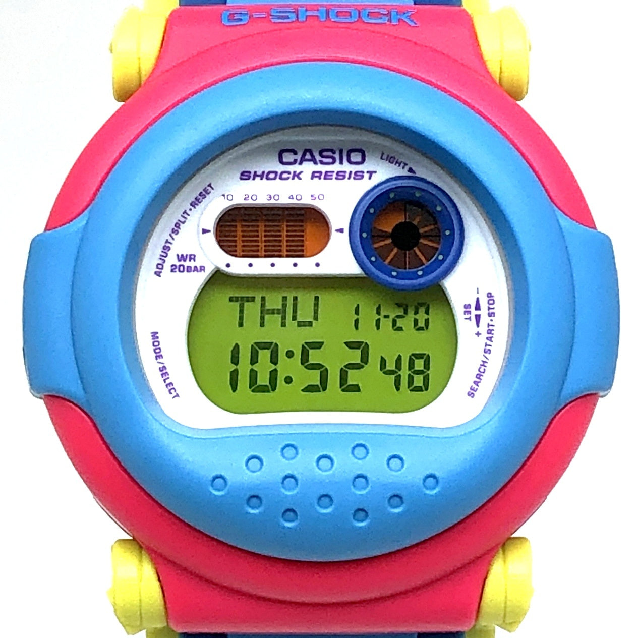 G-001-2 復刻ジェイソン マルチカラー ブルー×ピンク