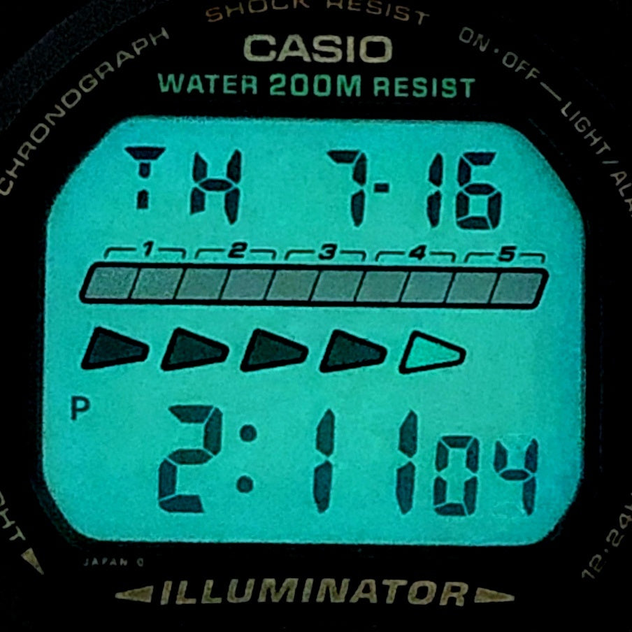 DW-6600G-9V ゴールド液晶 イルミネーター 海外モデル