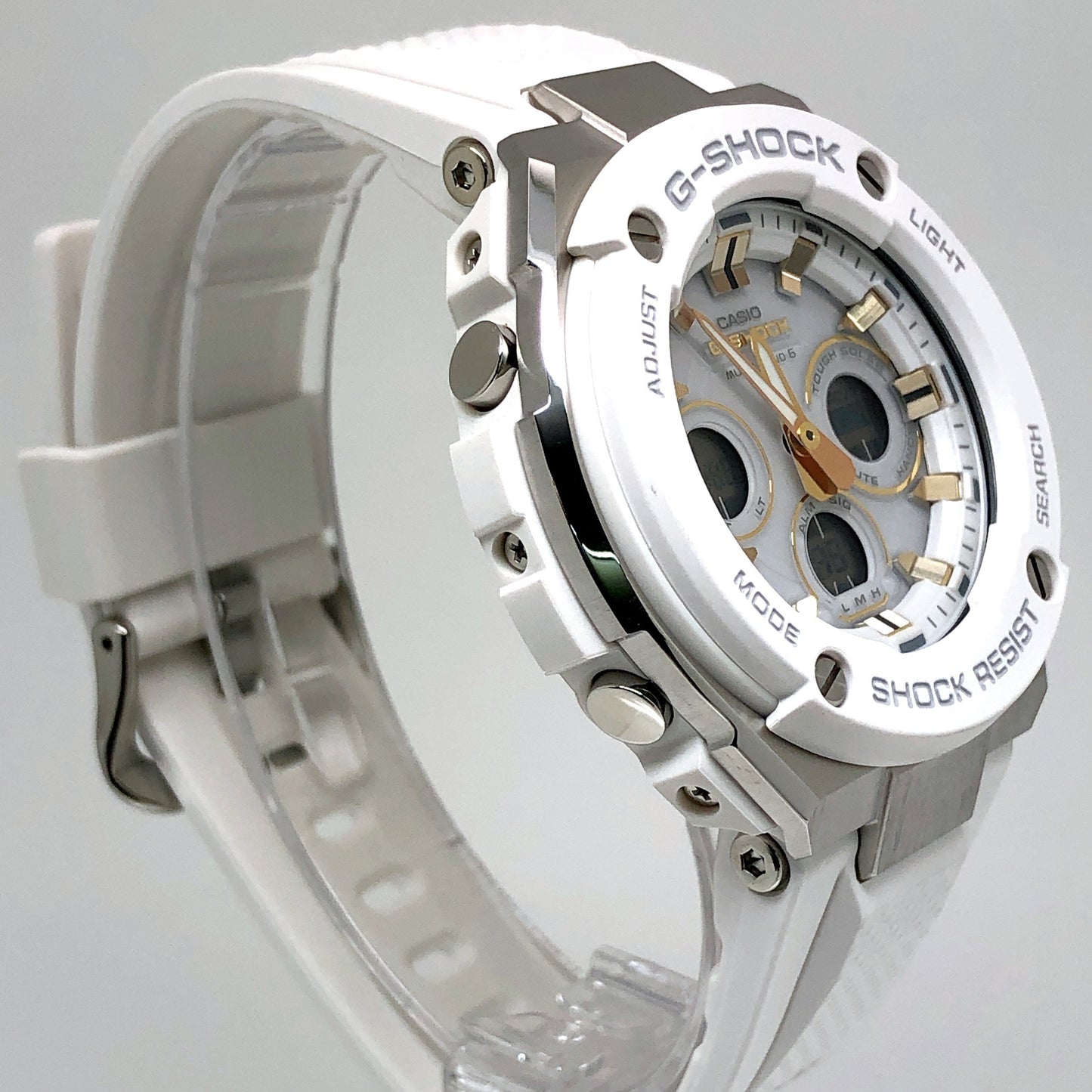 GST-W300-7A Gスチール メタル×樹脂バンド