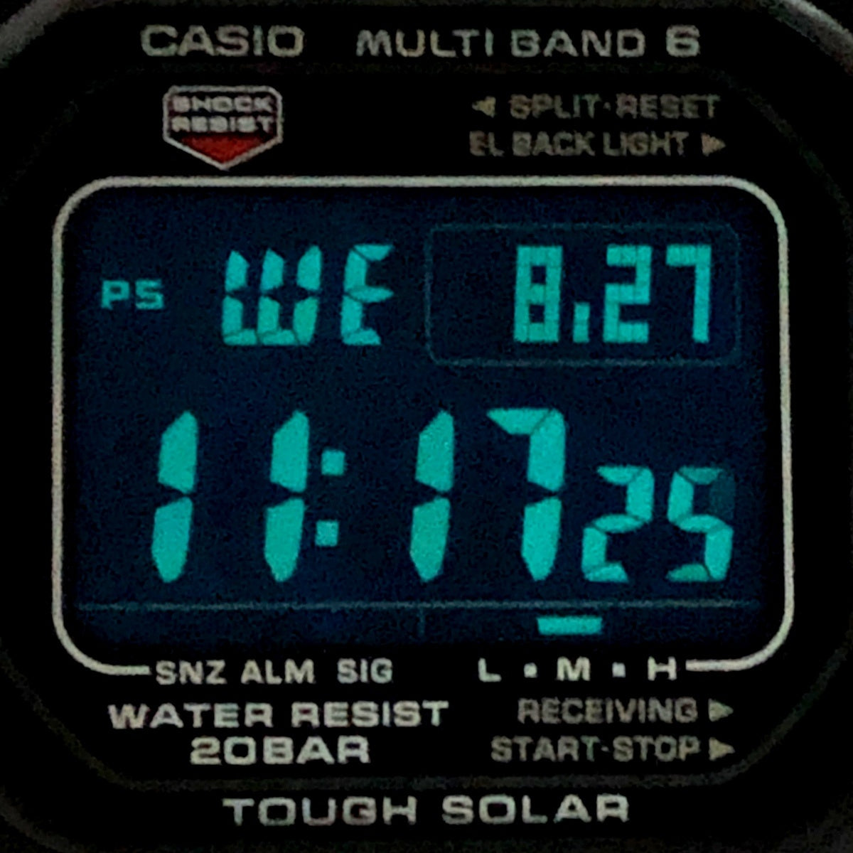 GW-M5610-1B 5600シリーズ 電波ソーラーモデル