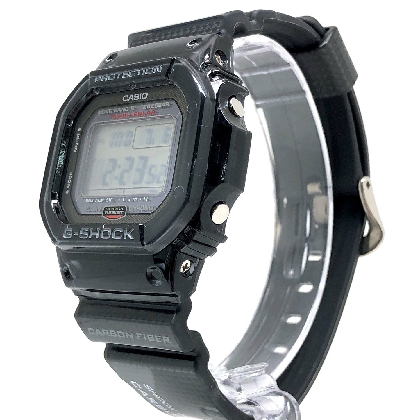 GW-S5600U-1 電波ソーラー搭載 LEDバックライト カーボンファイバー