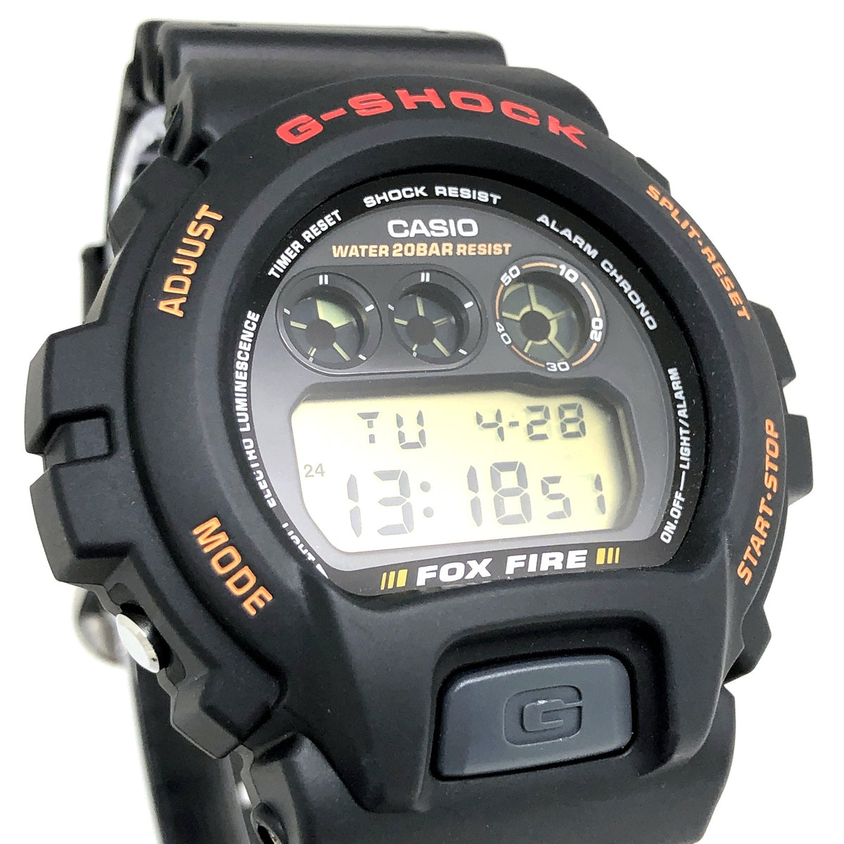 DW-6900B-9 国内版 FOXFIRE ゴールド液晶 ELバックライト