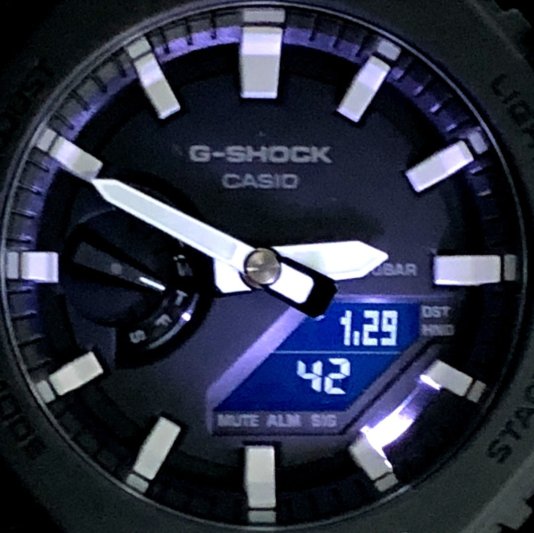 GA-2100-1A オクタゴン カシオーク ブラック