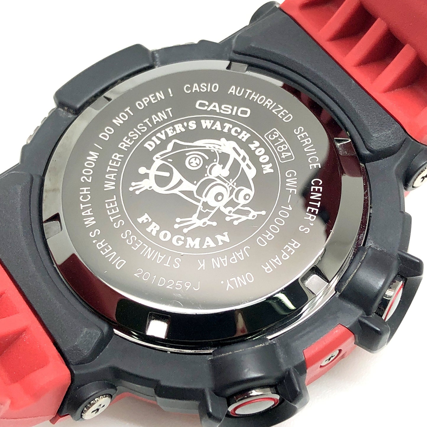 GWF-1000RD-4 フロッグマン メンインバーニングレッド