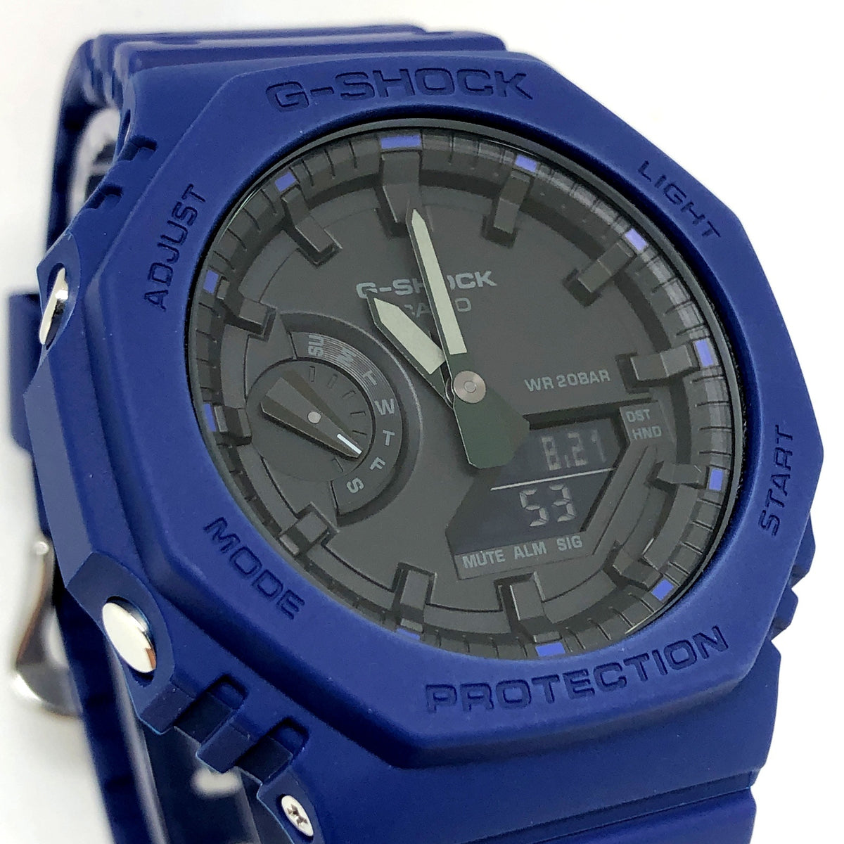 GA-2100-2A オクタゴン カシオーク ネイビー×ブラック