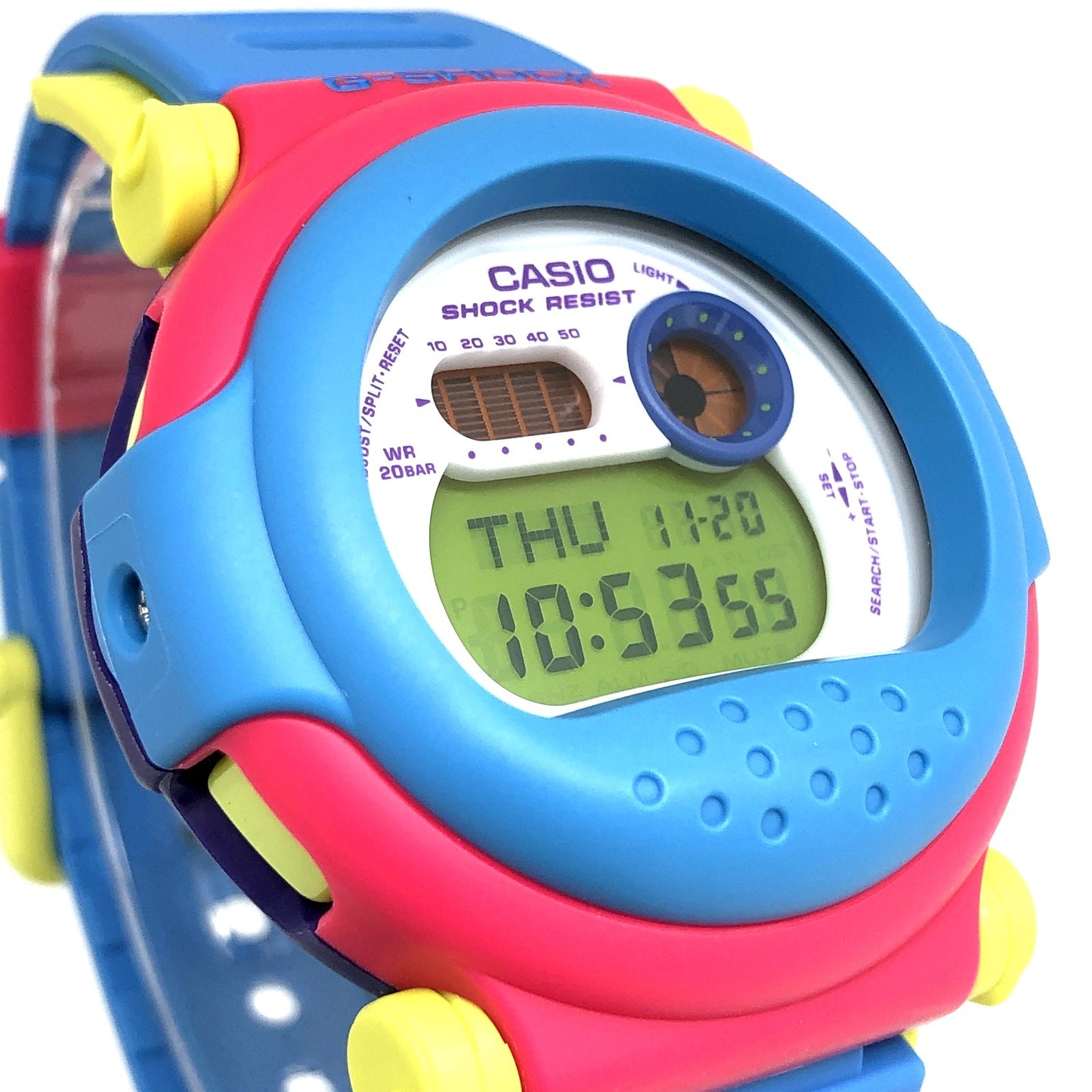 G-001-2 復刻ジェイソン マルチカラー ブルー×ピンク