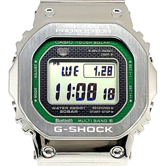 GMW-B5000D-3 フルメタル シルバー グリーンダイヤル