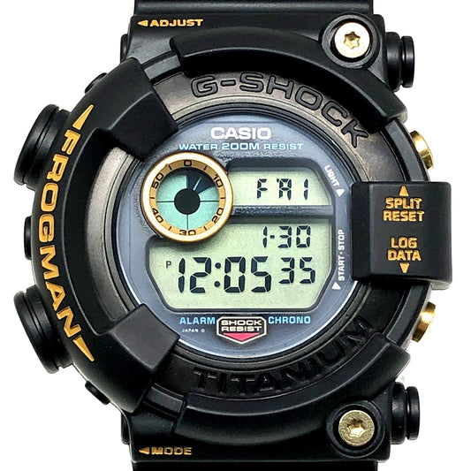 DW-8200B-9A ゴールドチタンフロッグマン 黒金蛙