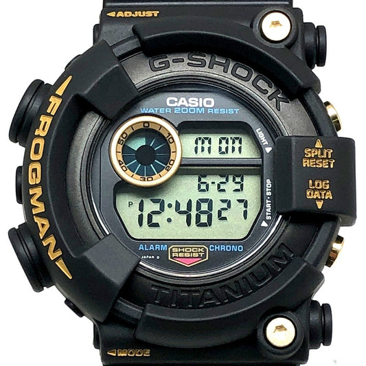 DW-8200B-9A ゴールドチタンフロッグマン 黒金蛙