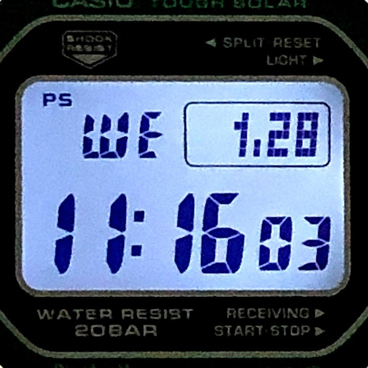 GMW-B5000D-3 フルメタル シルバー グリーンダイヤル