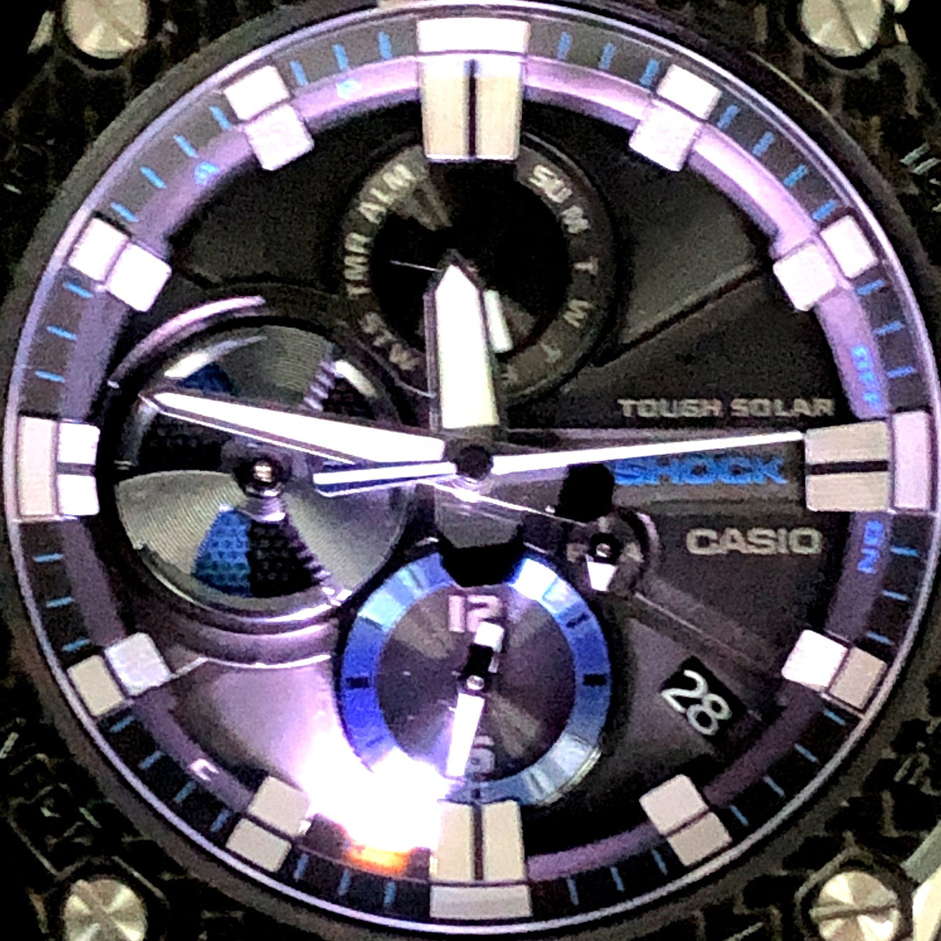 GST-B100XA-1A Gスチール カーボンベゼル