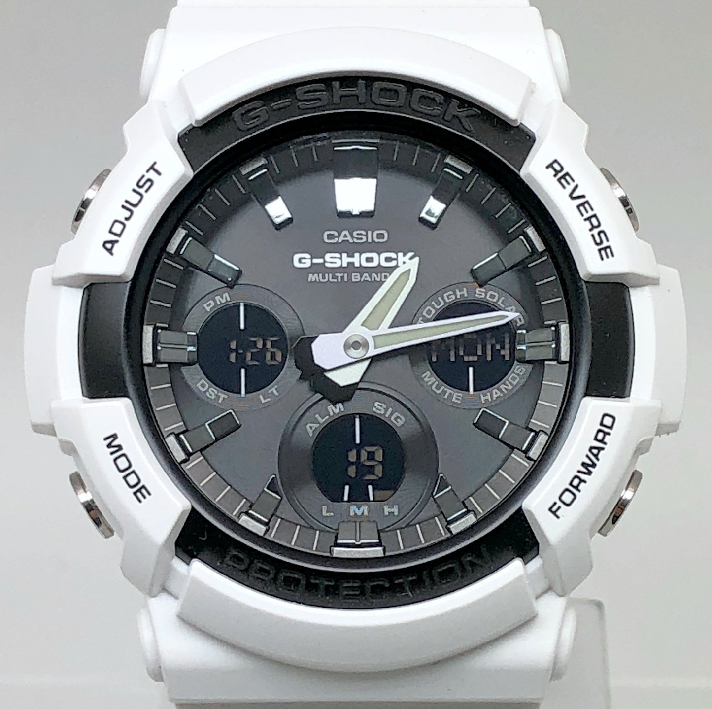 GAW-100B-7A 電波ソーラー搭載 ビッグケース アナデジモデル