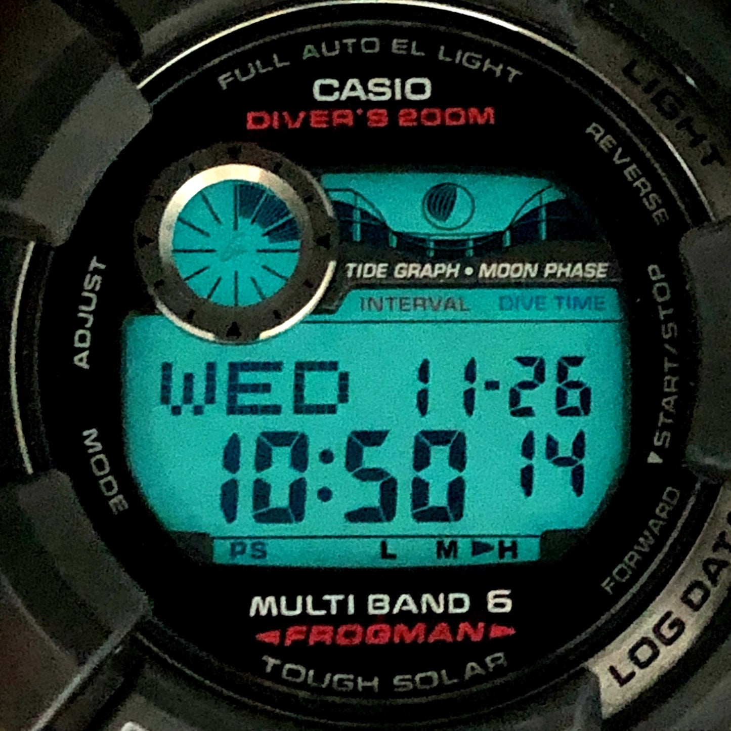 GWF-1000-1 フロッグマン 電波ソーラー搭載モデル