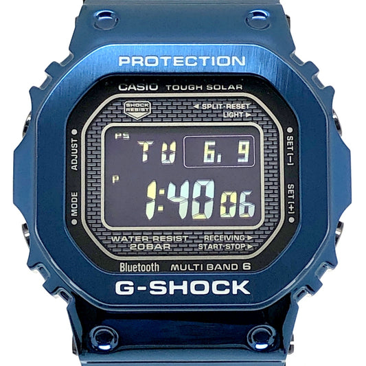 GMW-B5000G-2 フルメタル メタリックブルー ウレタンバンド