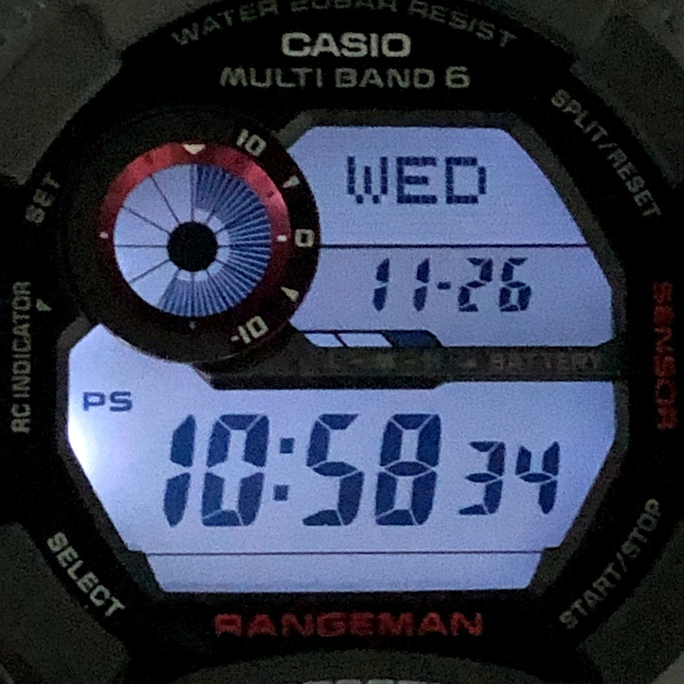 GW-9400J-1 レンジマン 電波ソーラー トリプルセンサー搭載