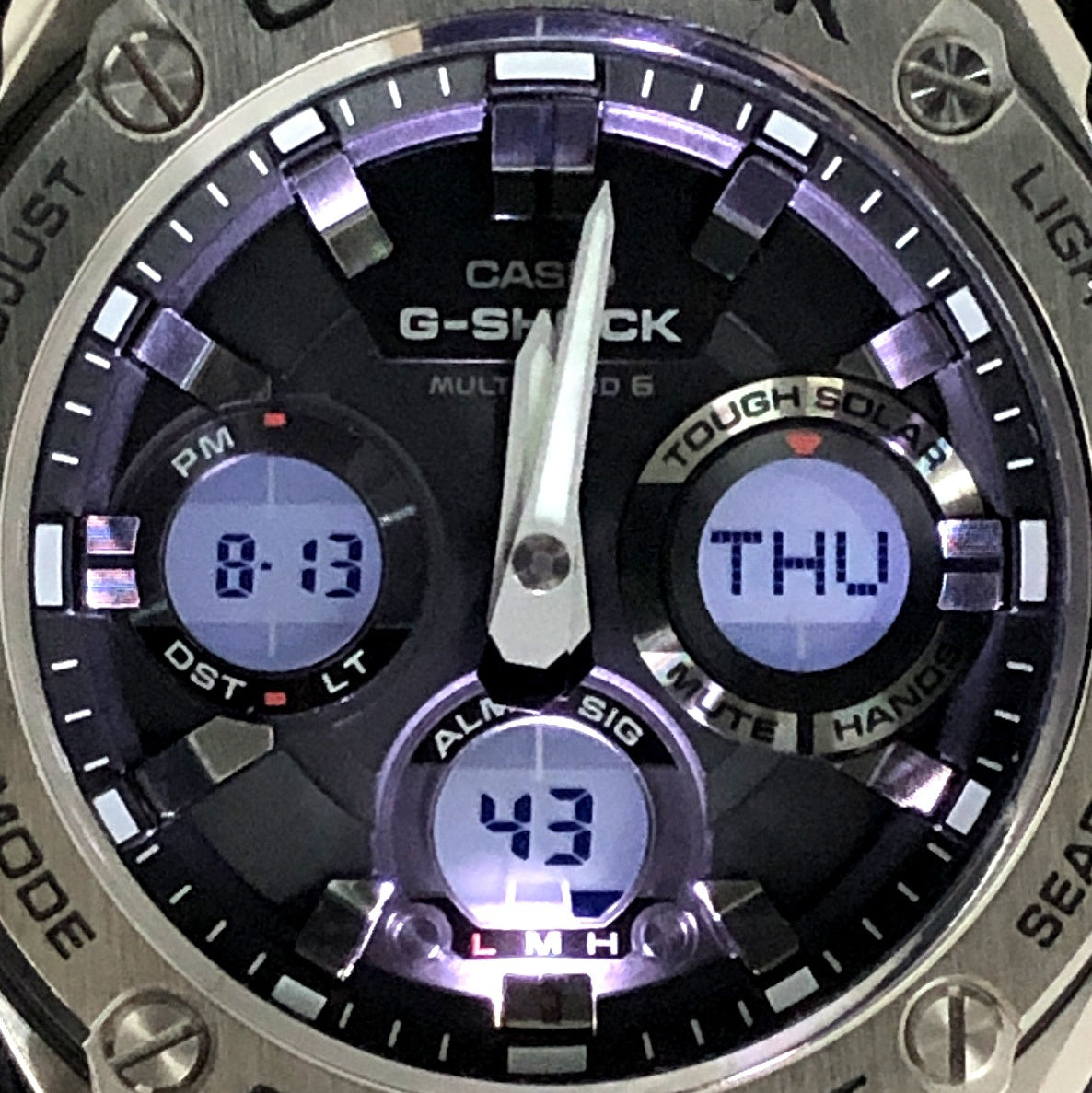 GST-W110-1A G-STEEL 電波ソーラー搭載 樹脂バンド