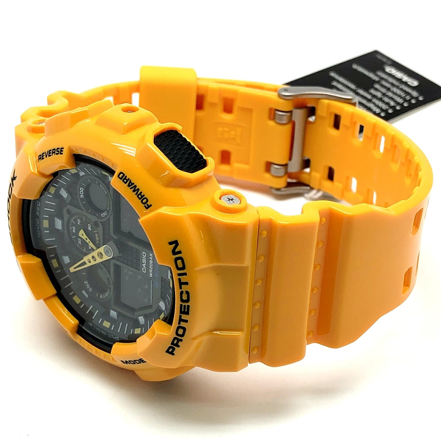 GA-100A-9A アナデジモデル イエローカラーモデル