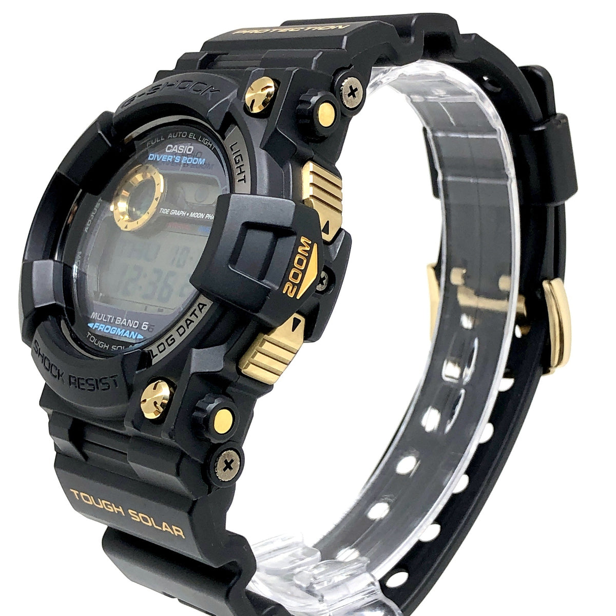 GWF-1000G-1 フロッグマン 電波ソーラー黒金蛙