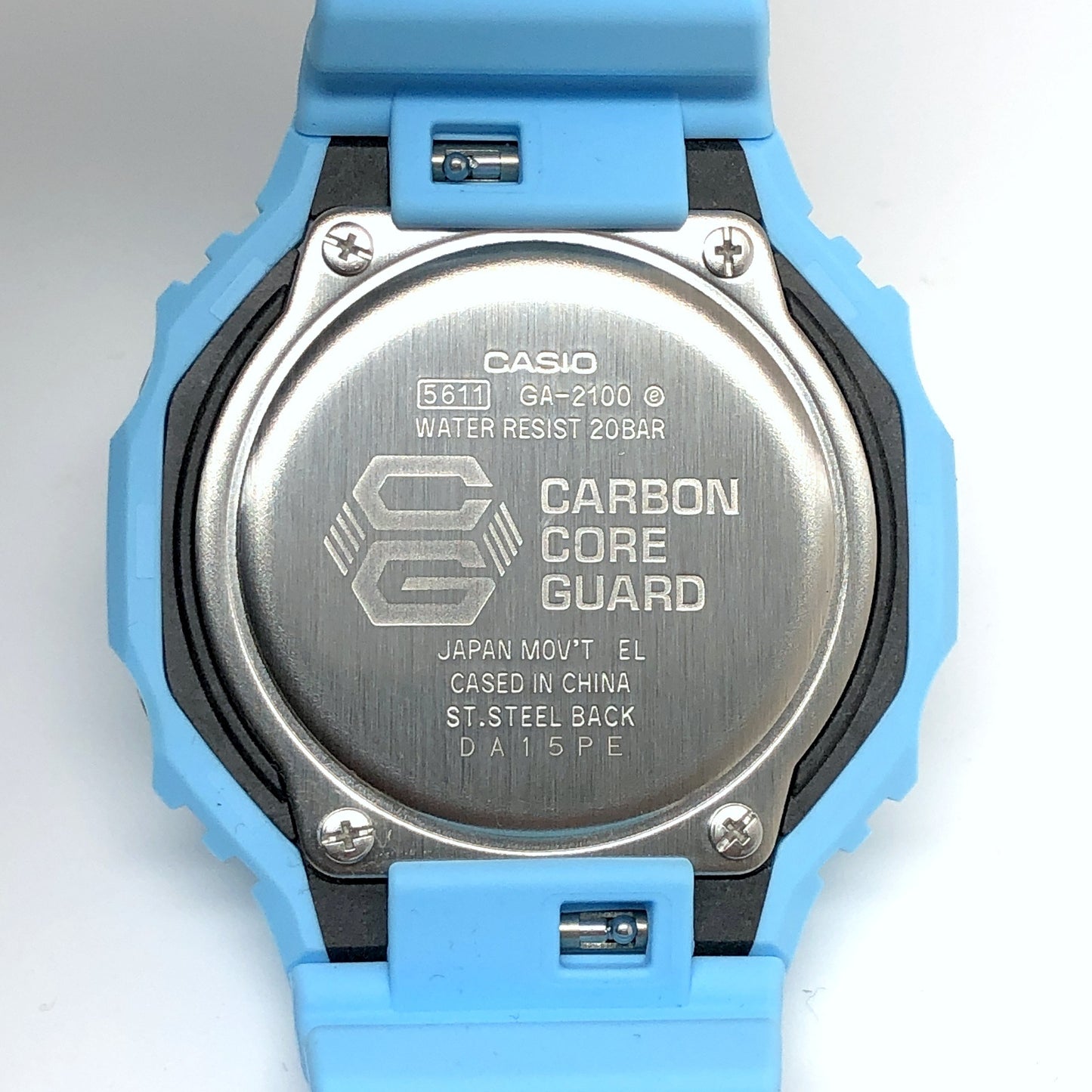 GA-2100-2A2 カシオーク オクタゴン ライトブルー ワントーン