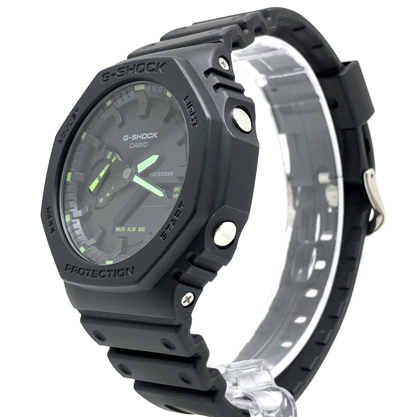 GA-2100-1A3 ネオンアクセントシリーズ グリーン
